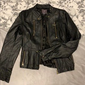 Faux Leather Jacket